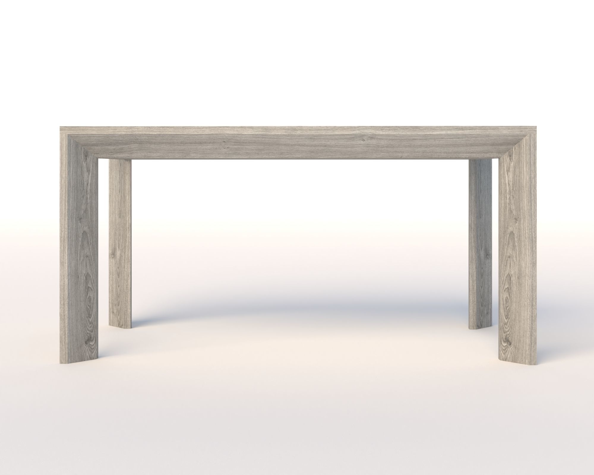 ARLES RECTANGULAR DINING TABLE RESTORATION HARDWARE 3D model_1