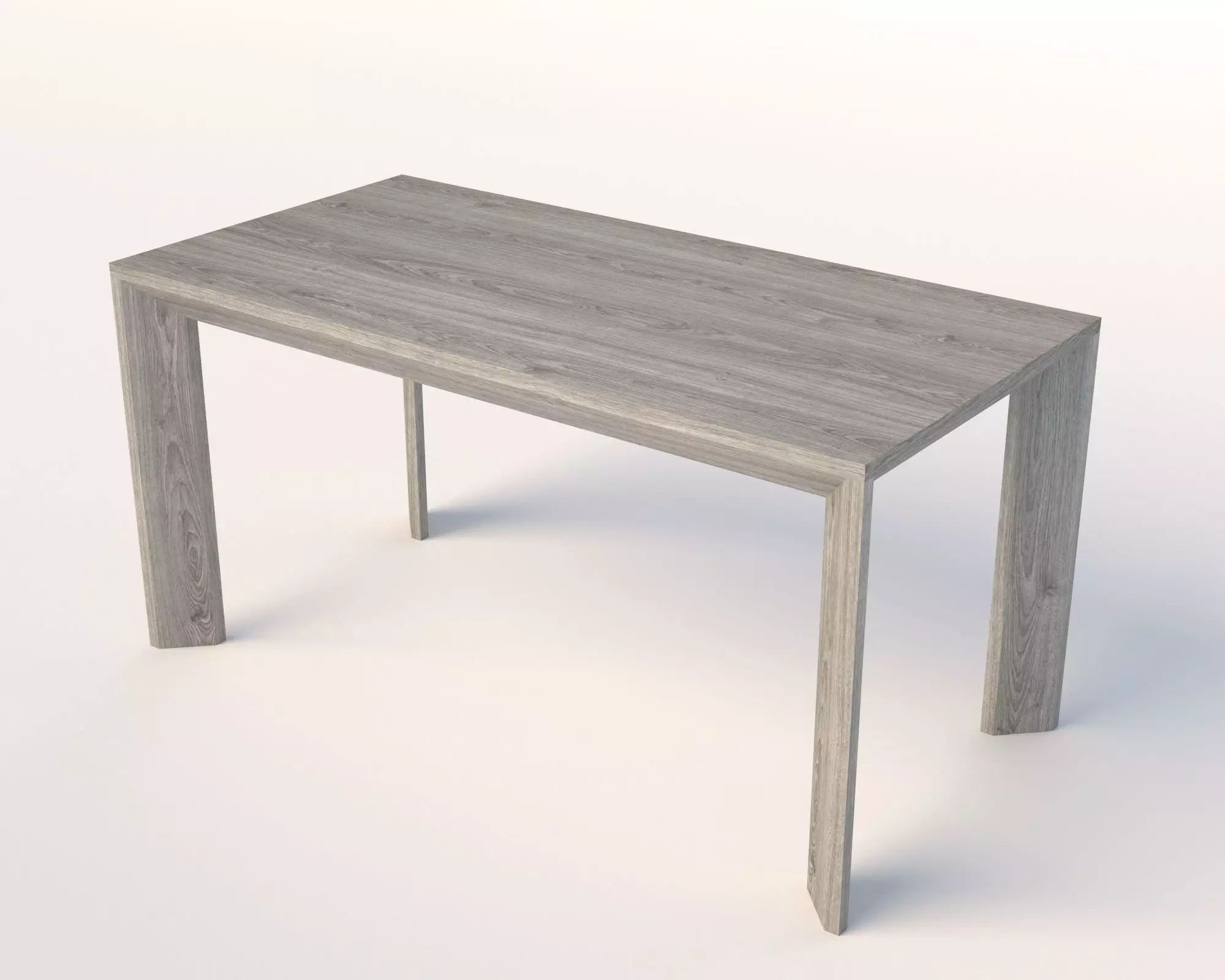 ARLES RECTANGULAR DINING TABLE RESTORATION HARDWARE 3D model_0