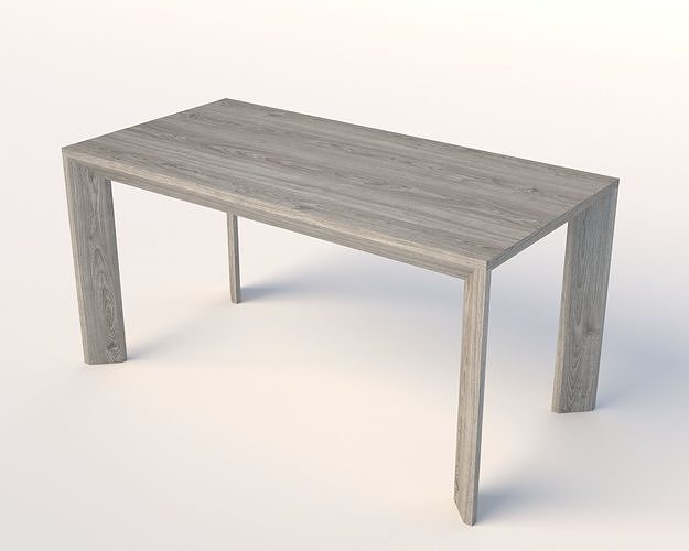 ARLES RECTANGULAR DINING TABLE RESTORATION HARDWARE 3D model