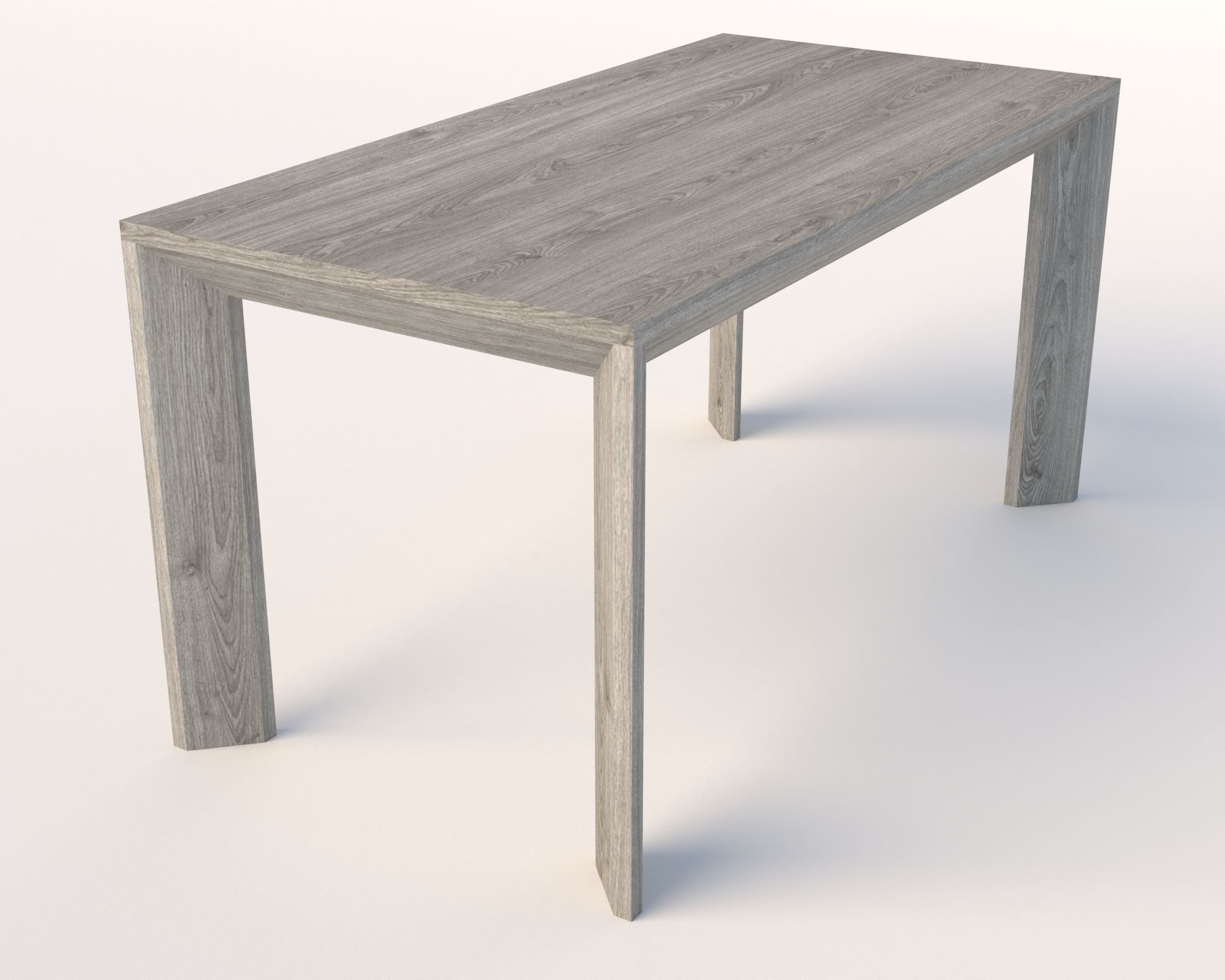 ARLES RECTANGULAR DINING TABLE RESTORATION HARDWARE 3D model_2