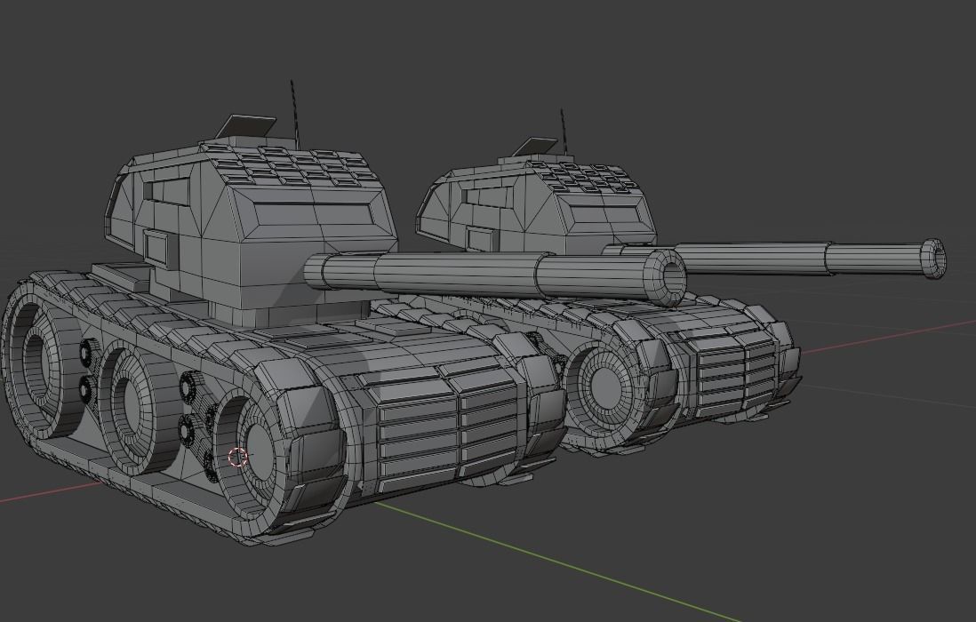 Tank Vr Model 3D model Heavy rmored tank VR / AR / low-poly | CGTrader