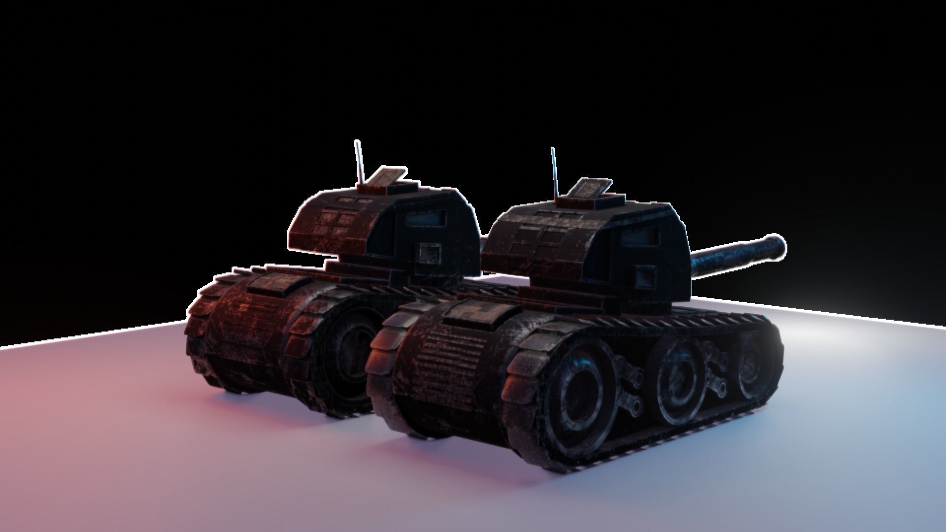 Tank Vr Model 3D model Heavy rmored tank VR / AR / low-poly | CGTrader