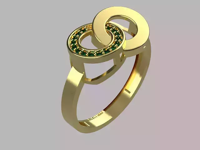 women round ring r00073