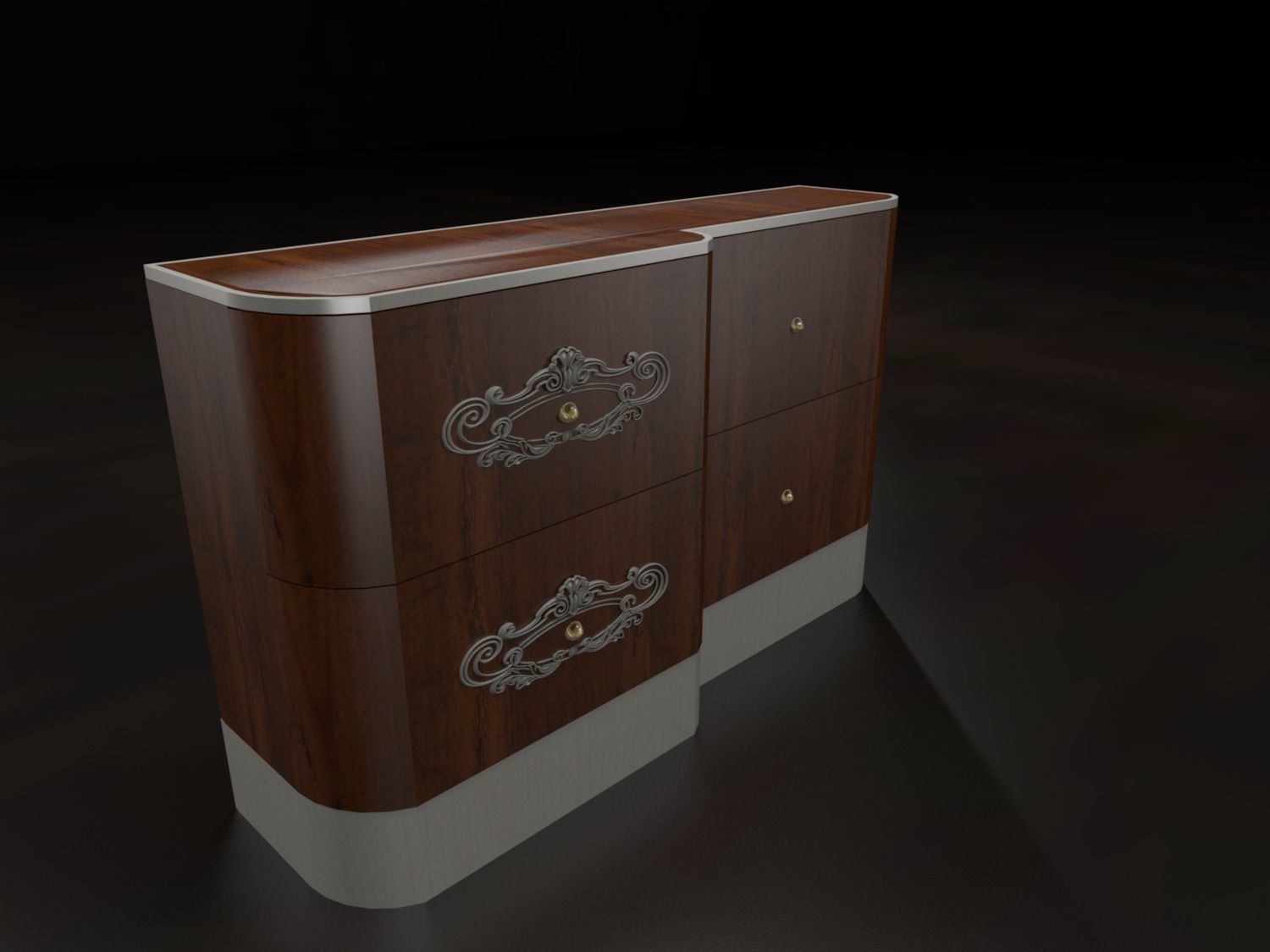 Msk - Cabinet fin3 3D model_1