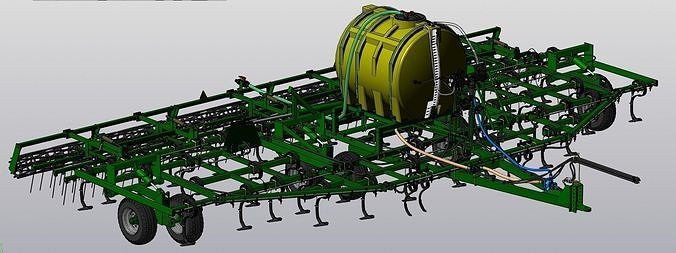 Cultivator AK-97 3D model
