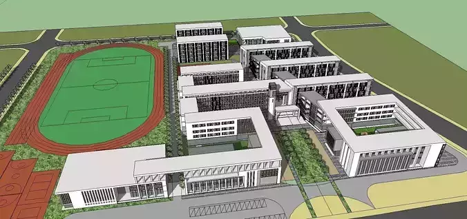 Region-City-School 127 3D model