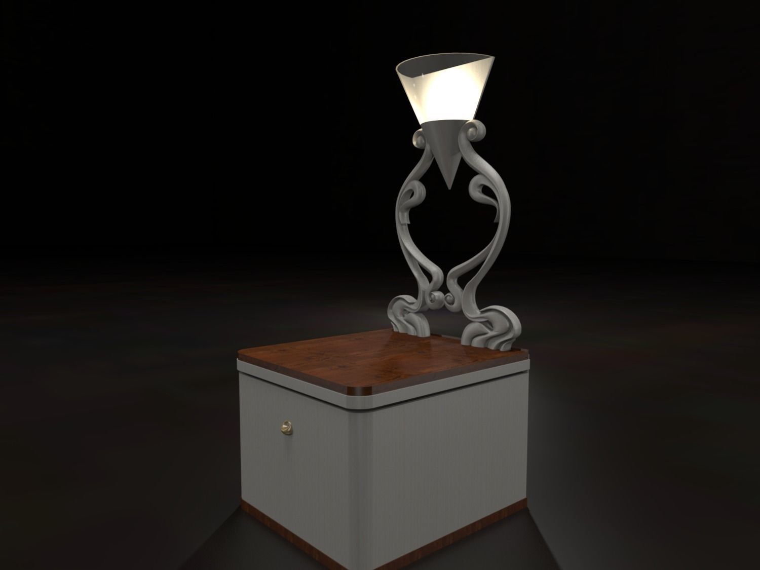 Msk - Cabinet fin4 Free 3D model_1