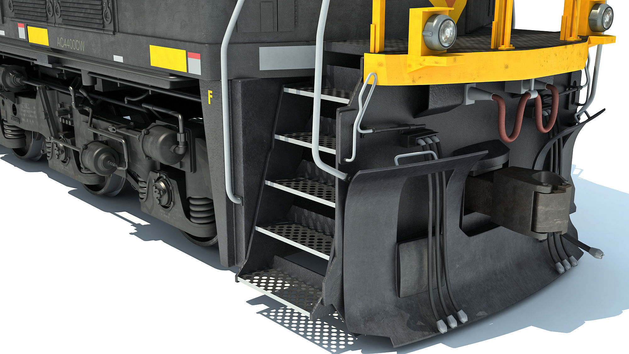 BNSF Diesel Locomotive AC4400CW 3D model_17