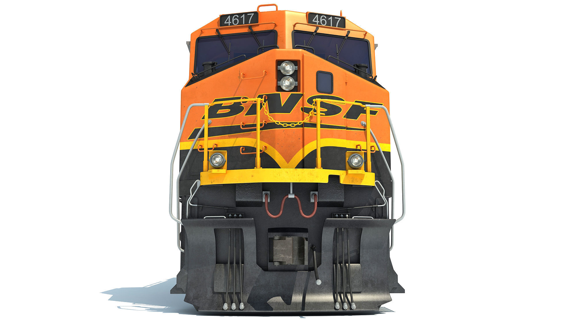 BNSF Diesel Locomotive AC4400CW 3D model_10