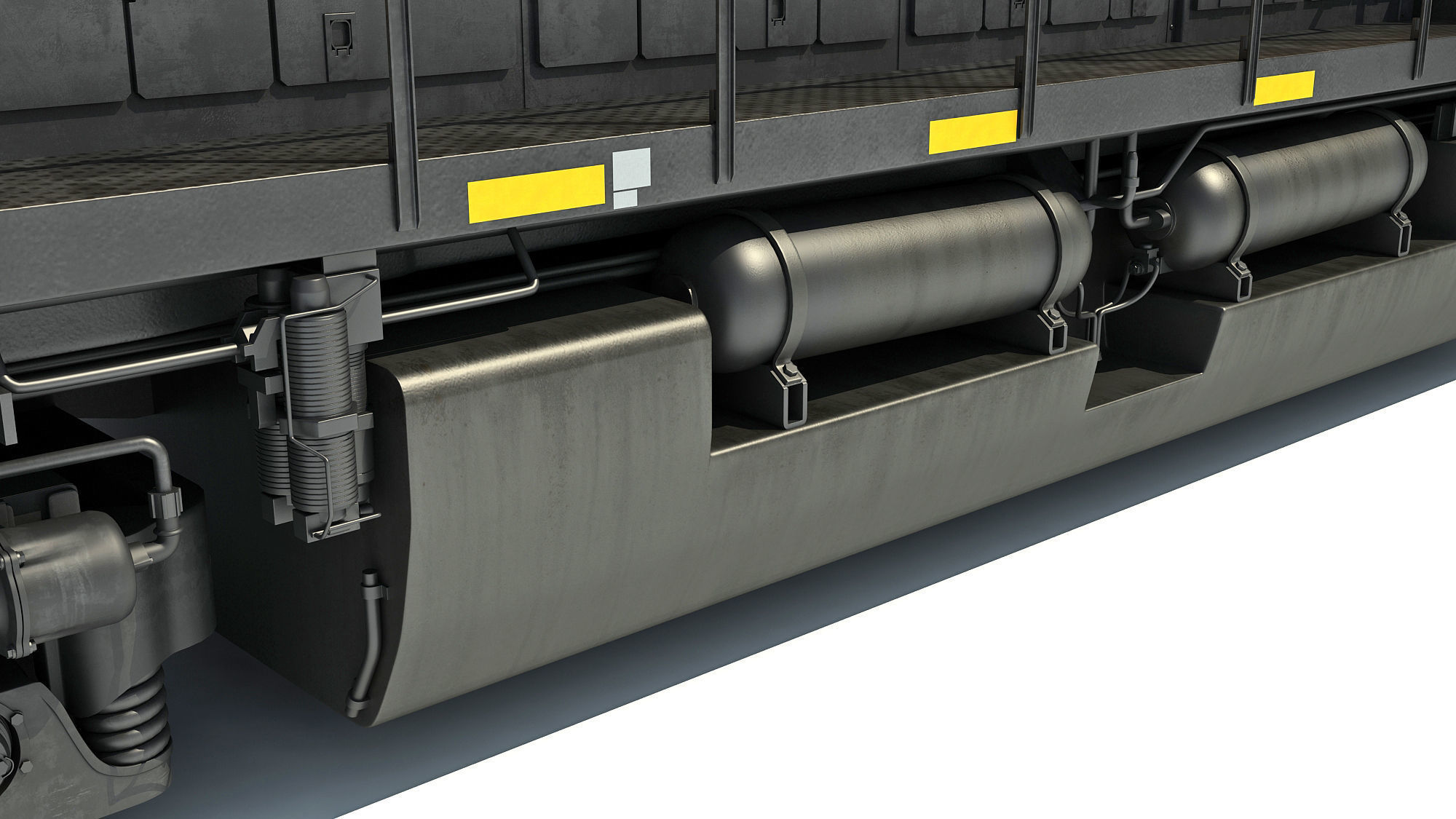 BNSF Diesel Locomotive AC4400CW 3D model_22