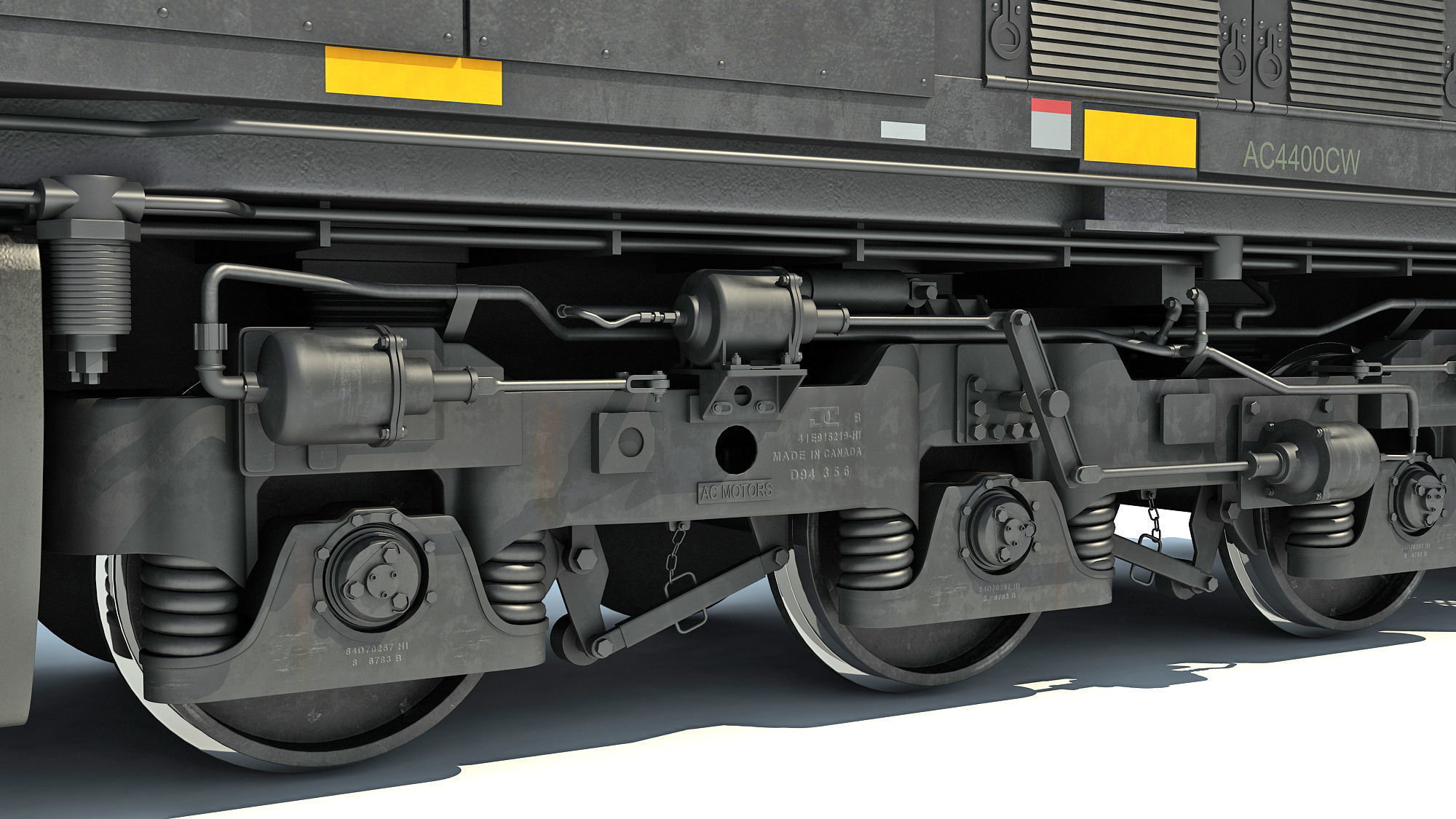 BNSF Diesel Locomotive AC4400CW 3D model_21