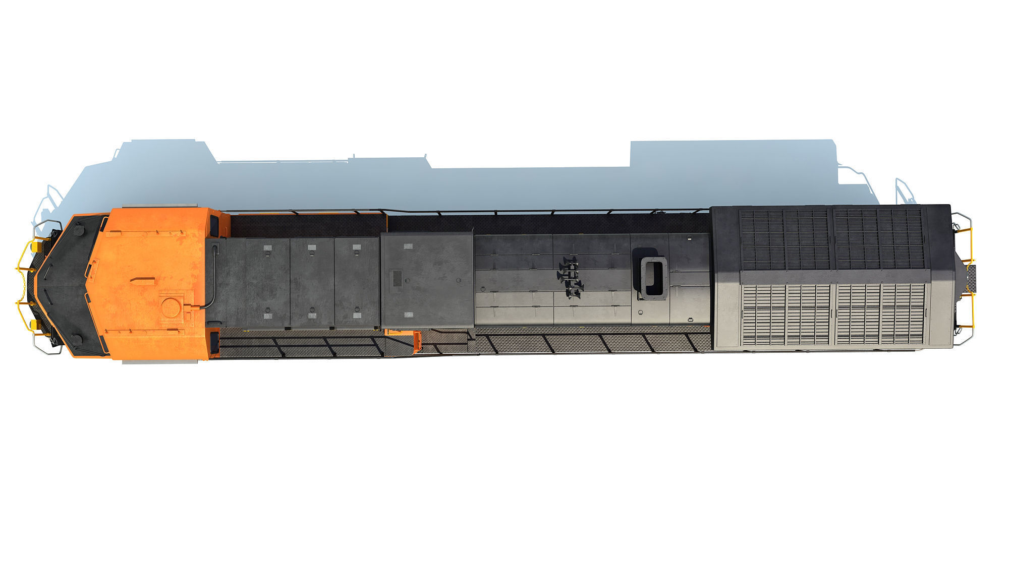 BNSF Diesel Locomotive AC4400CW 3D model_15