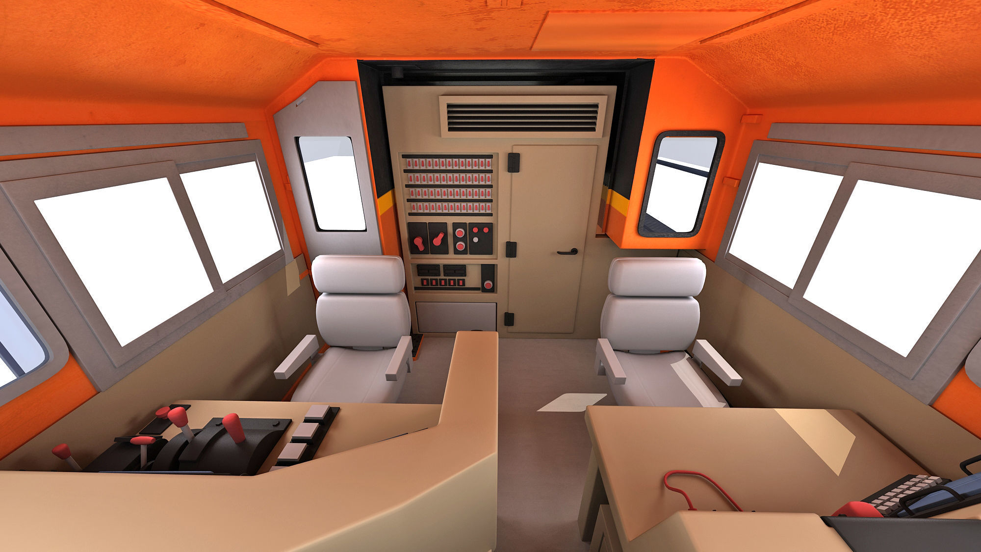 BNSF Diesel Locomotive AC4400CW 3D model_12