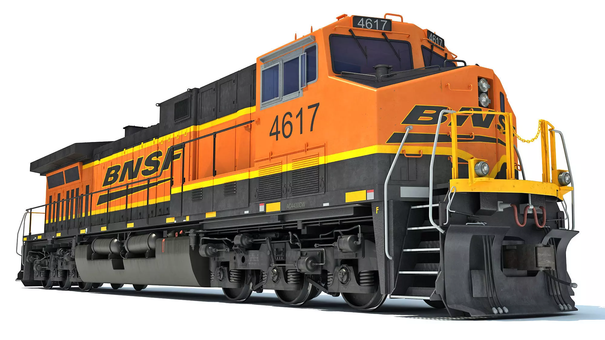 BNSF Diesel Locomotive AC4400CW 3D model_0