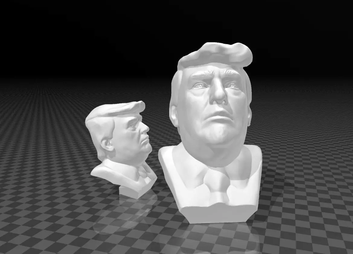 President Donald J Trump 3D print model_0