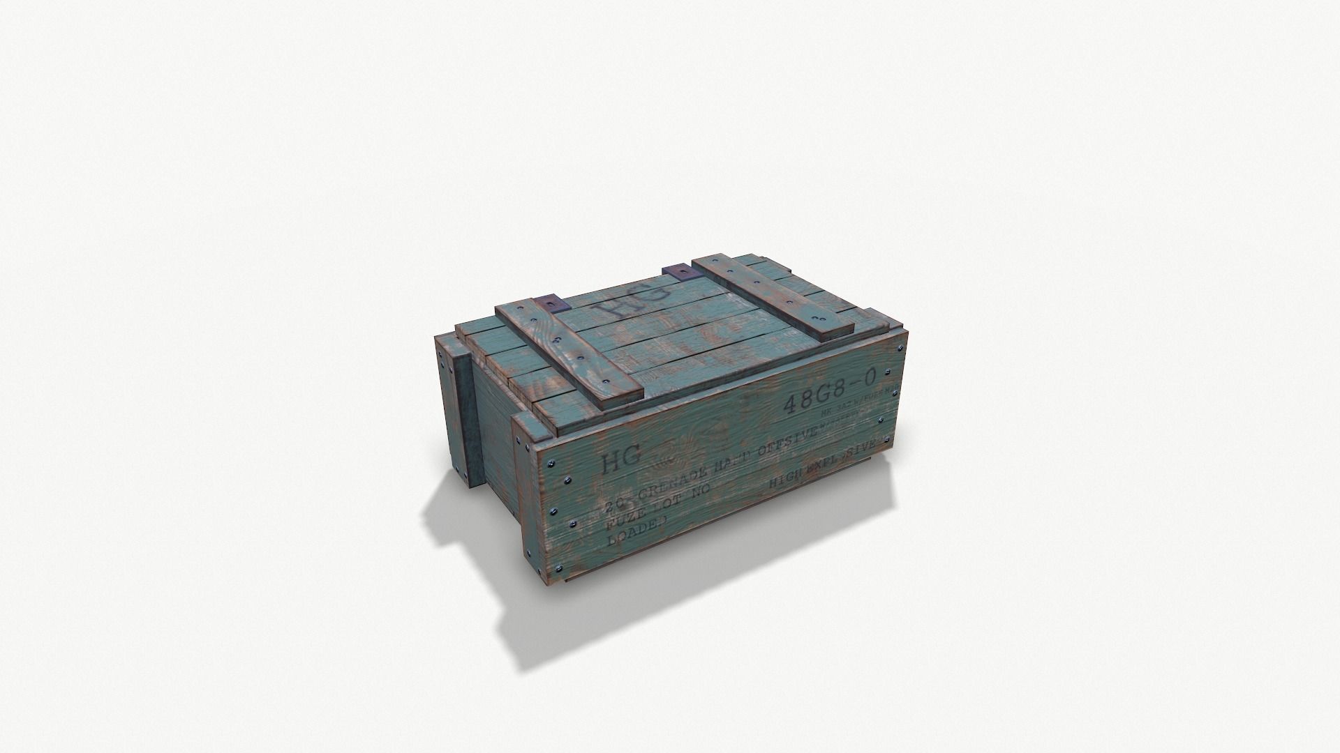 Loot Boxes 01 Low-poly 3D model_7