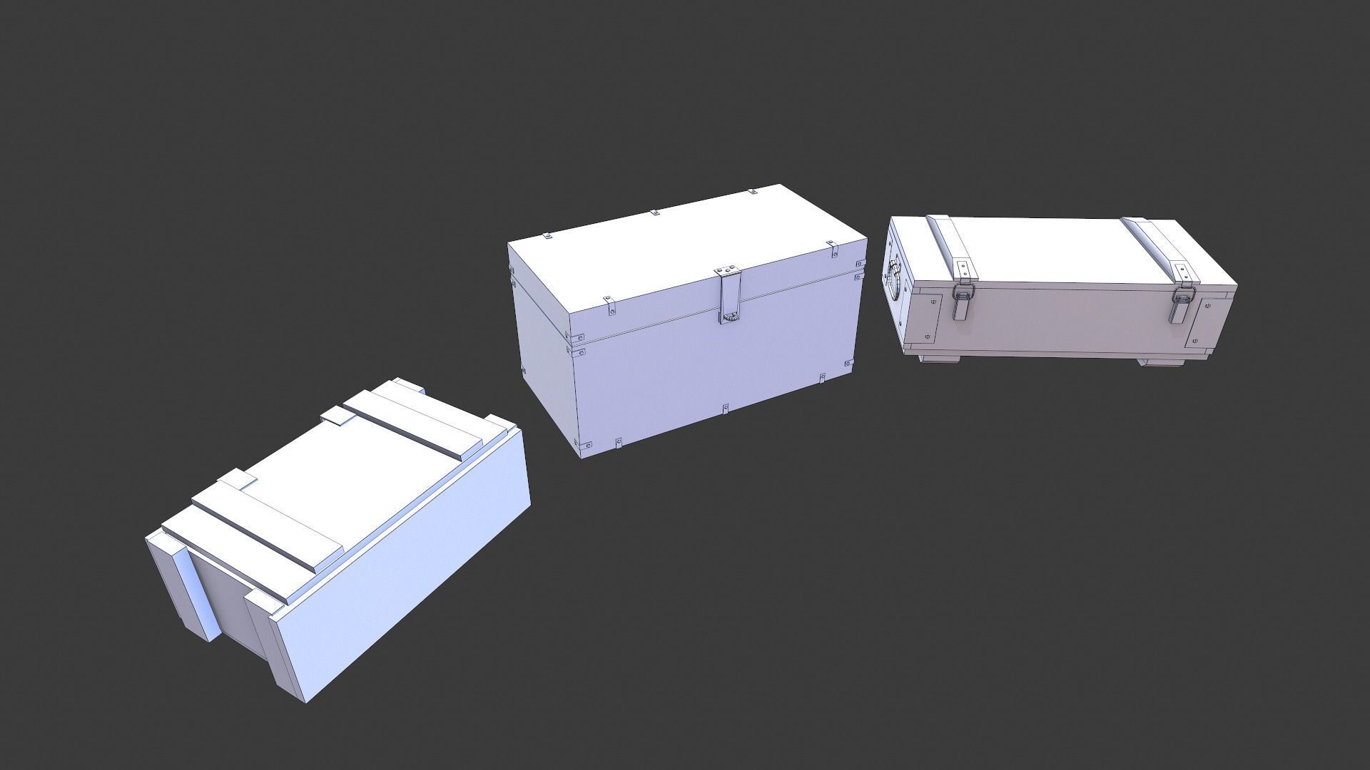 Loot Boxes 01 Low-poly 3D model_20