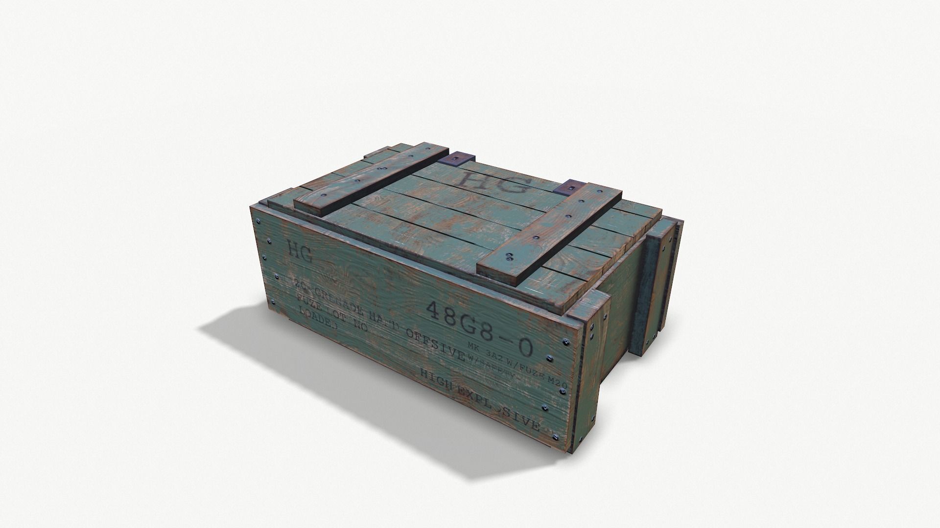 Loot Boxes 01 Low-poly 3D model_10