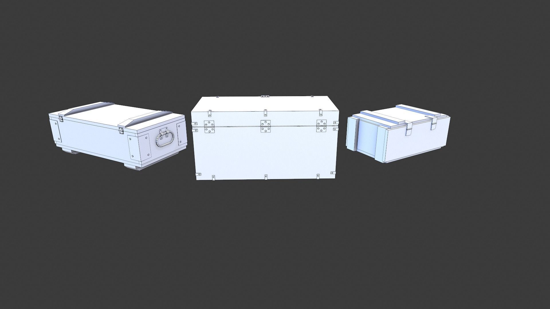 Loot Boxes 01 Low-poly 3D model_21
