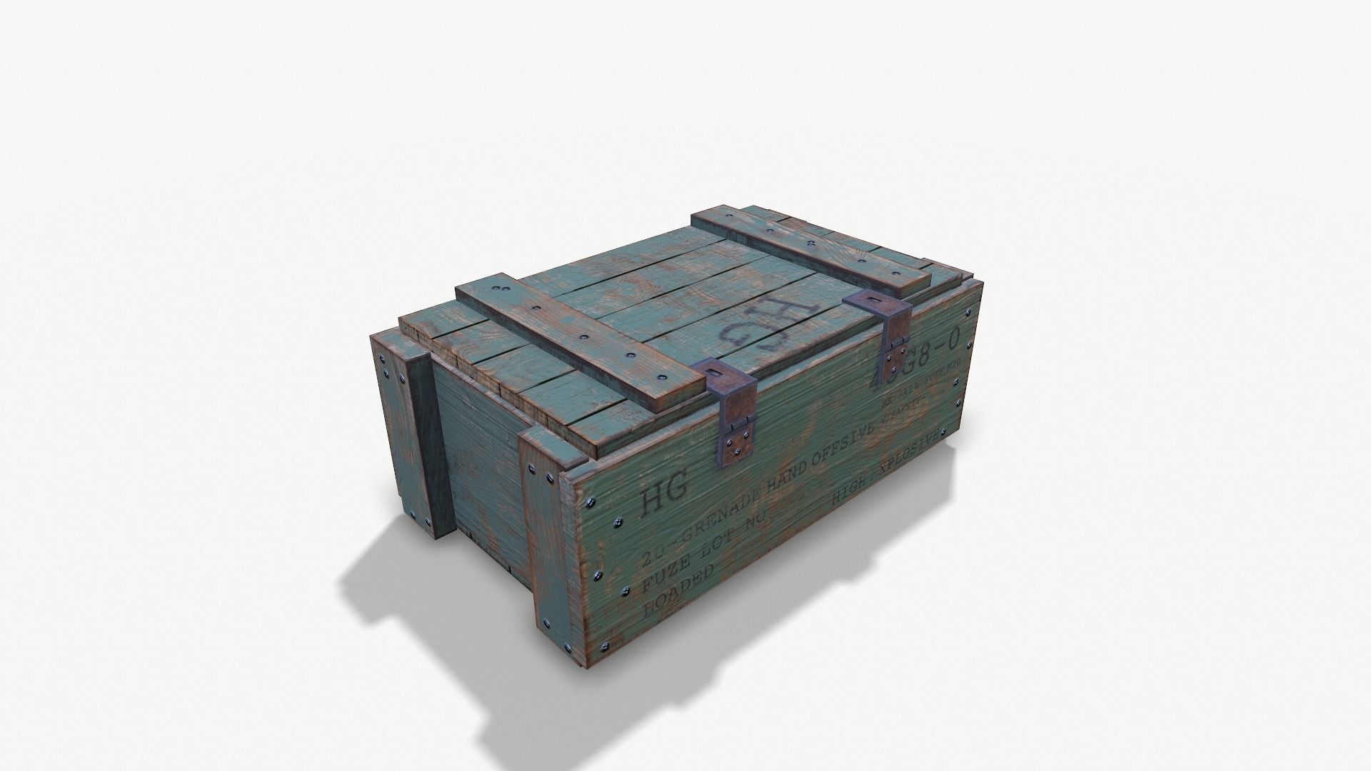 Loot Boxes 01 Low-poly 3D model_13