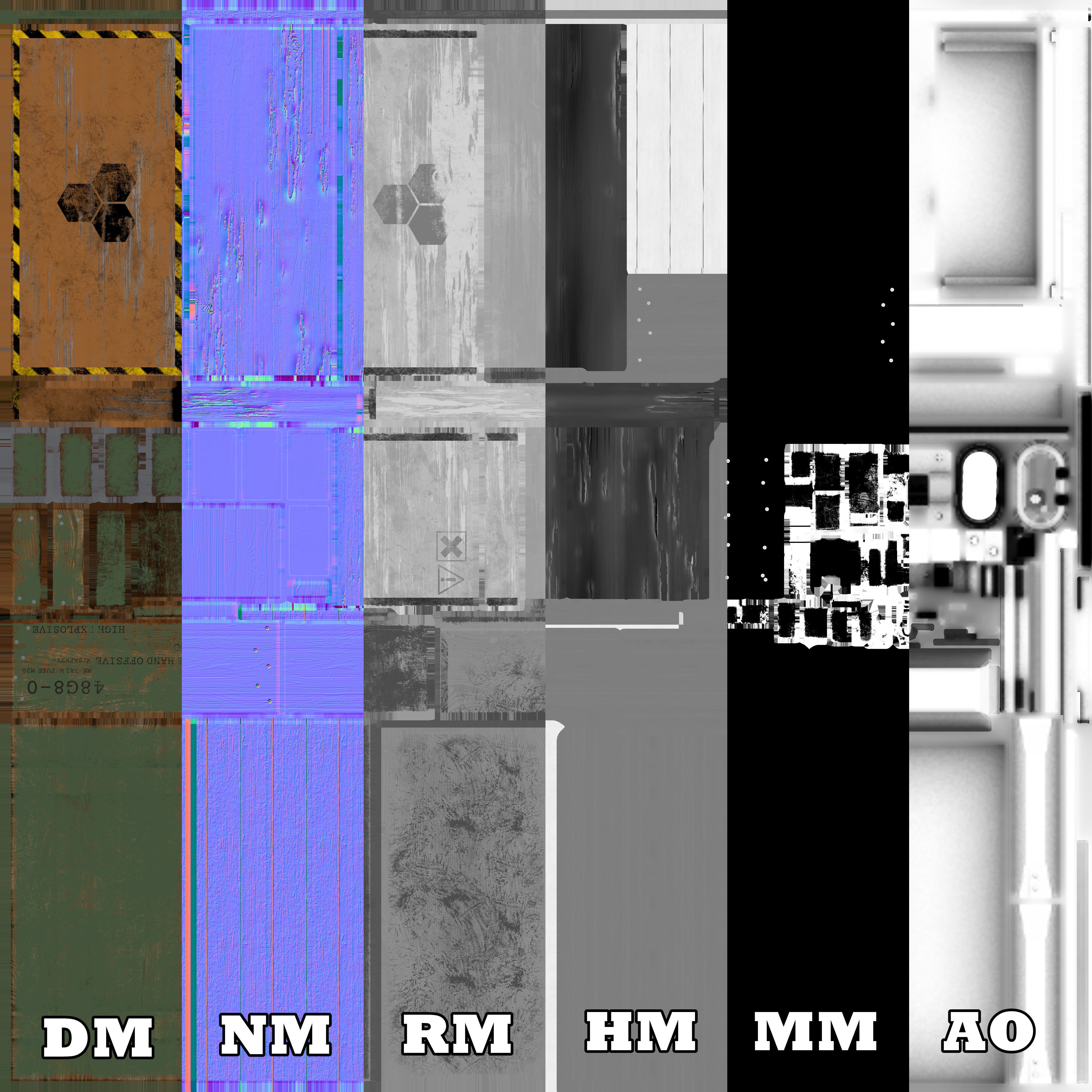 Loot Boxes 01 Low-poly 3D model_28