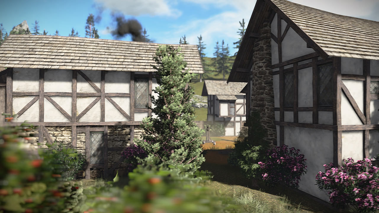 15 Medieval Buildings and 12 Props for Games Low-poly 3D model_1