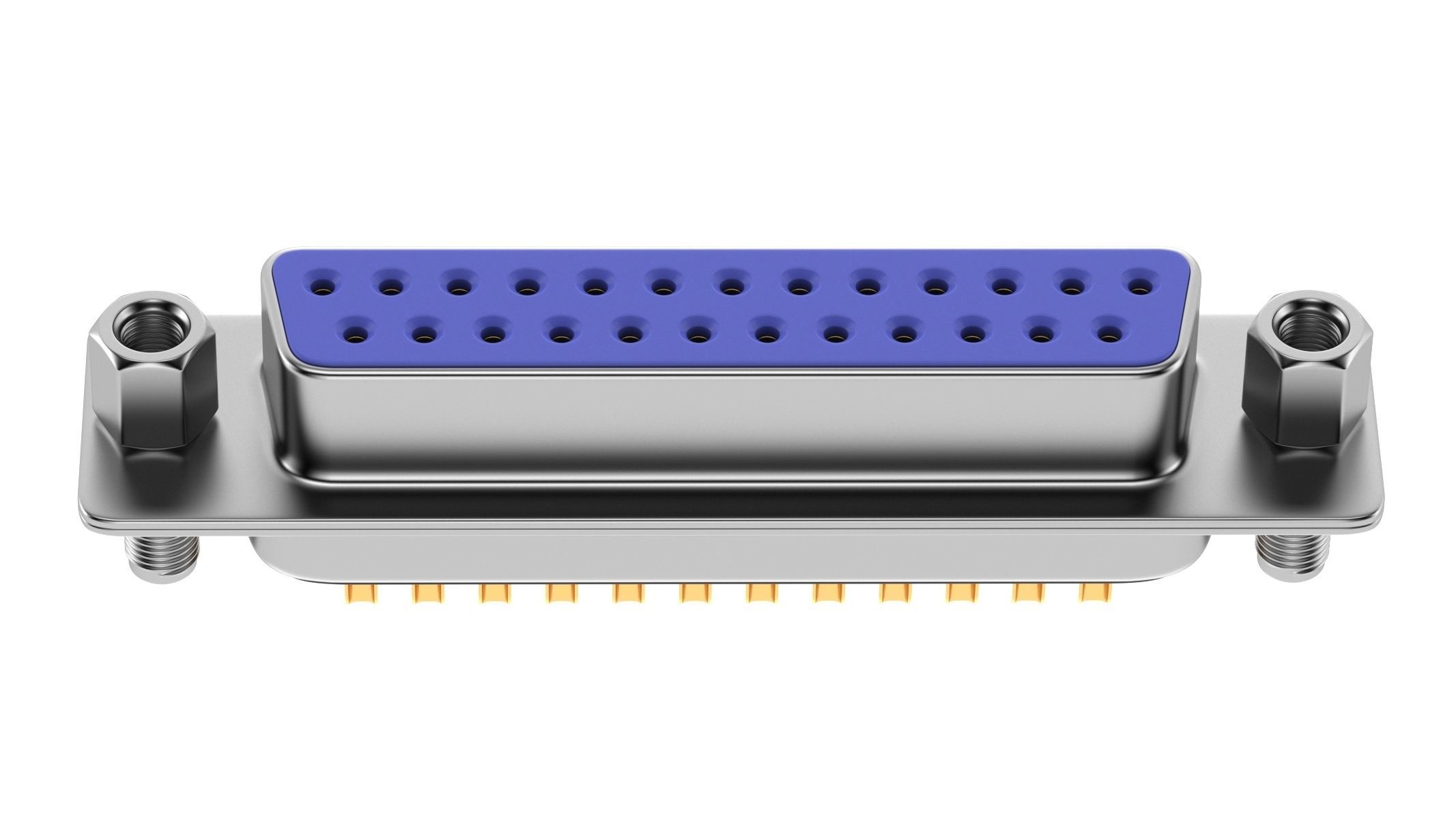 DB25 Female Module 3D model_4