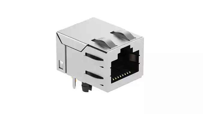 Ethernet Female Module 3D model