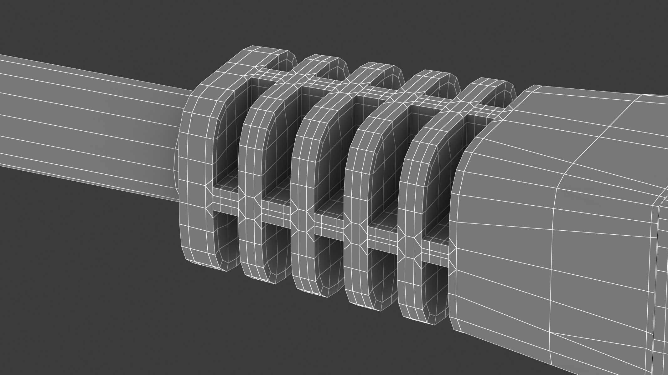 Ethernet Male Module 3D model_8