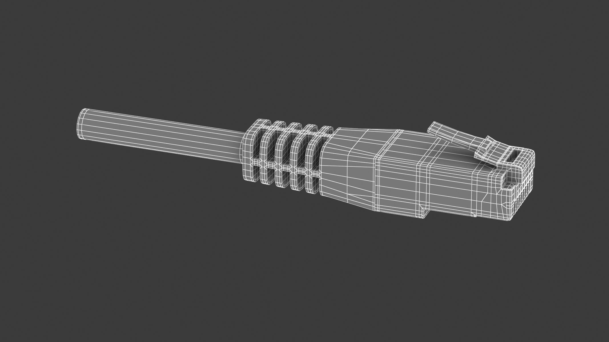 Ethernet Male Module 3D model_5