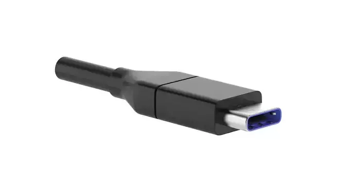 Micro USB Type C Male Module 3D model