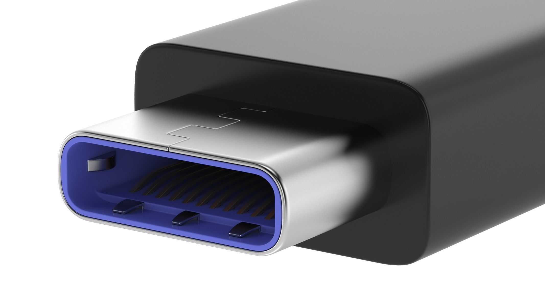 Micro USB Type C Male Module 3D model_2