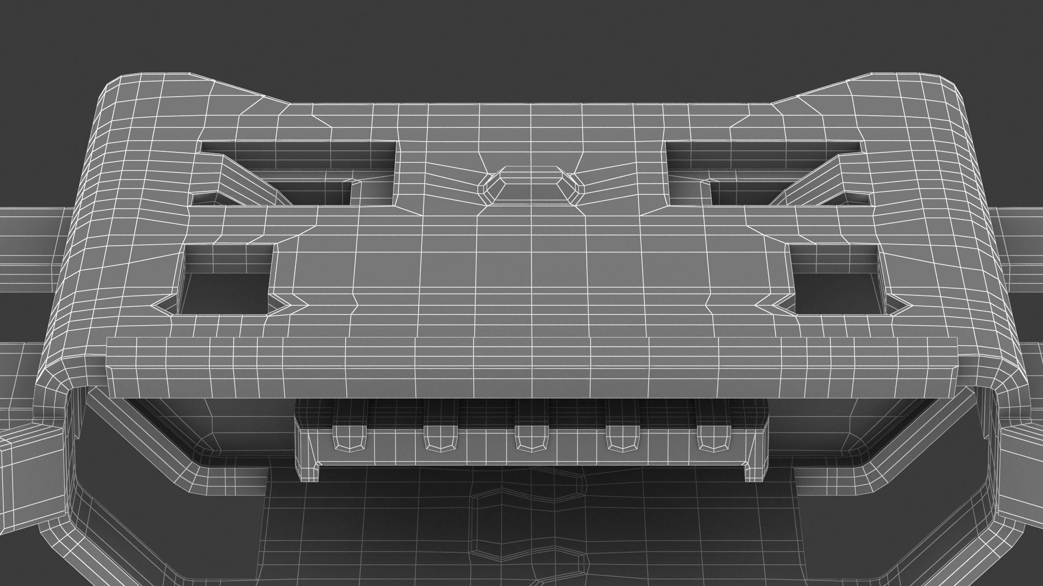 USB Micro B Female Module 3D model_9