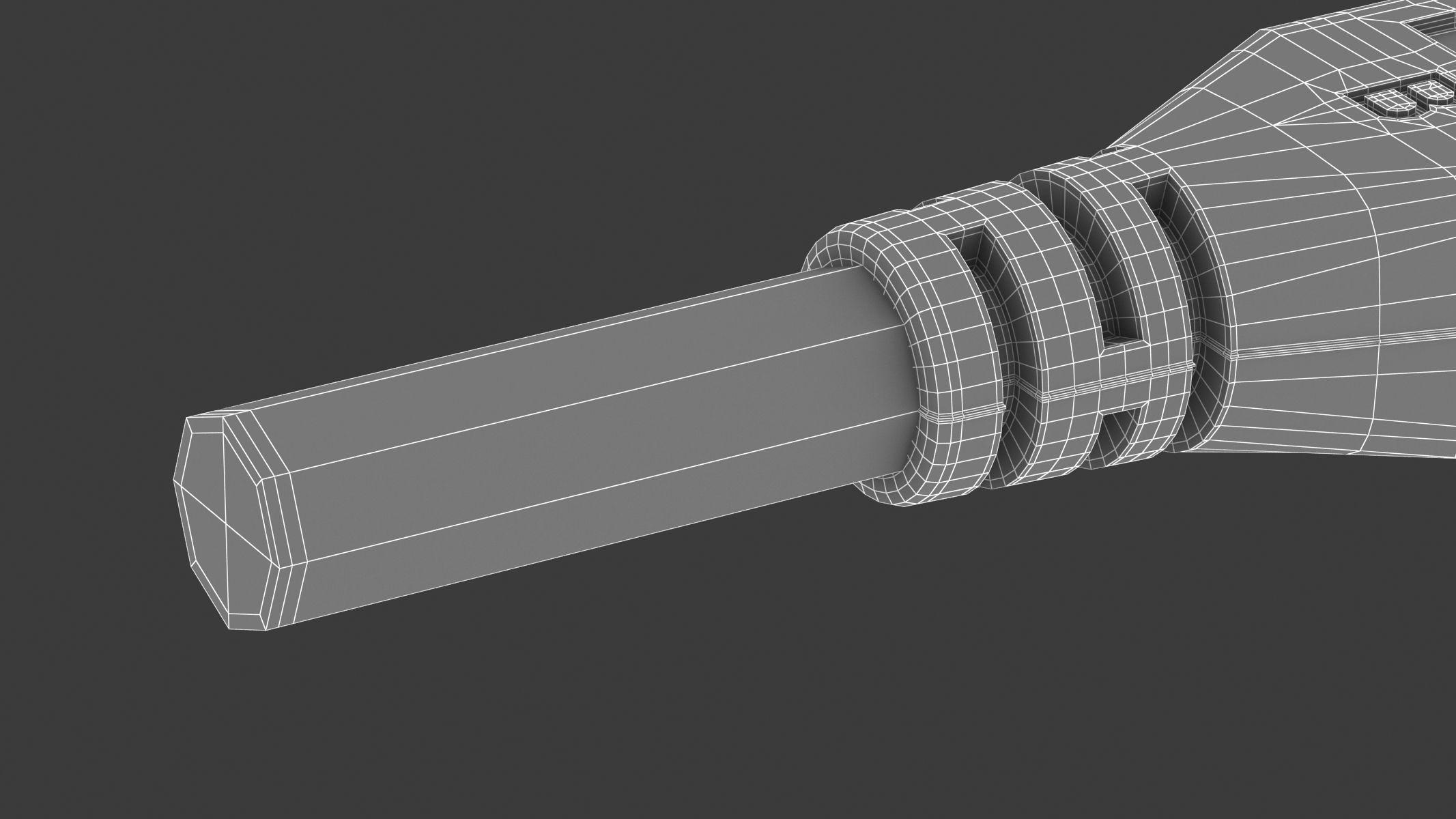 USB Micro B Male Module 3D model_8