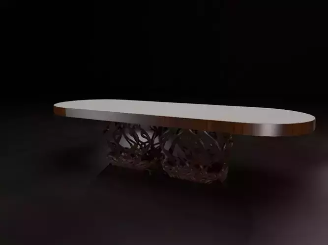 Msk - Table fin8 3D model