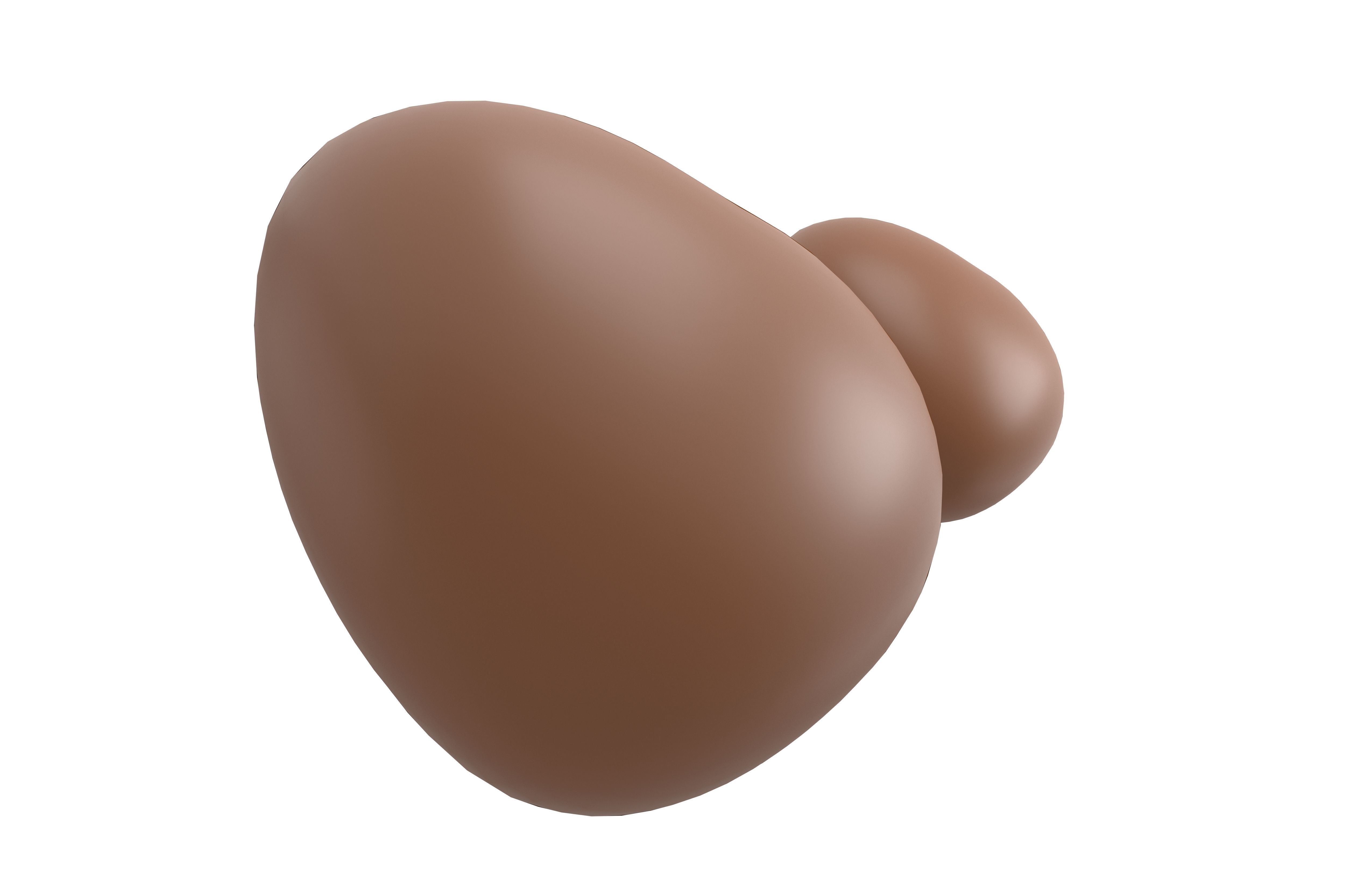 Two Hearts v1 003 Low-poly 3D model_3