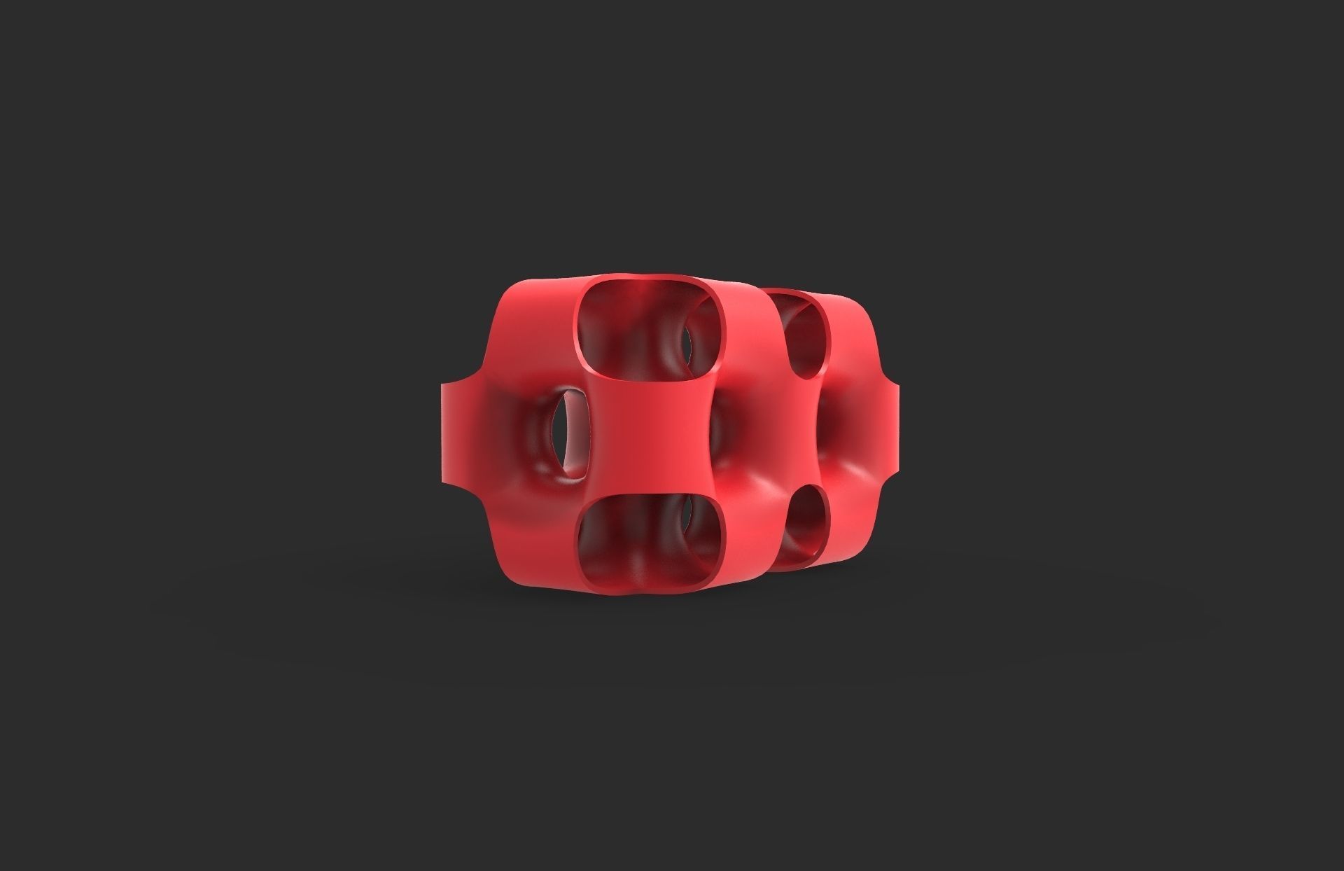 Mathematical Gyroid Structure 3D print model_3