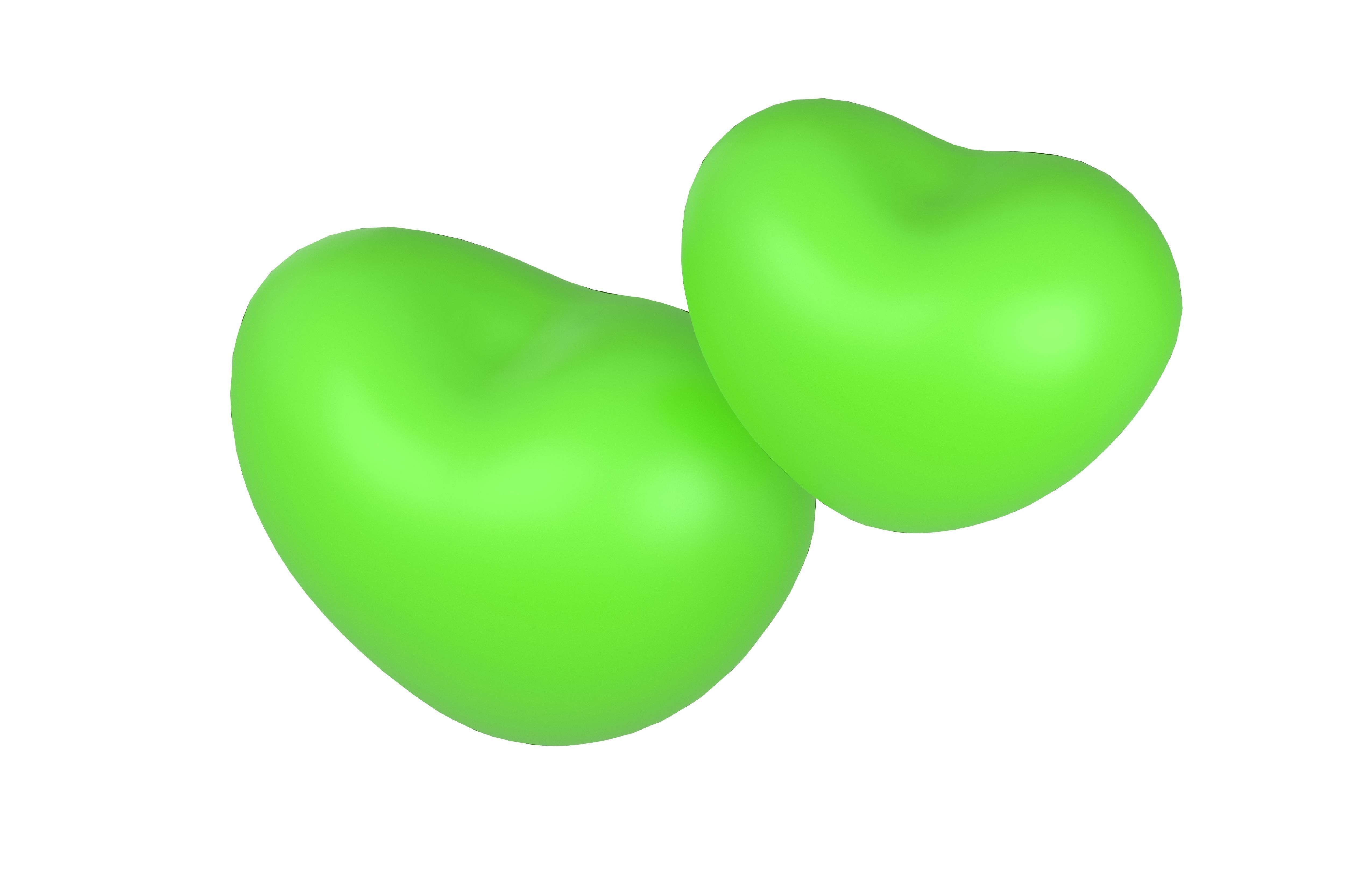 Two Hearts v1 008 Low-poly 3D model_2