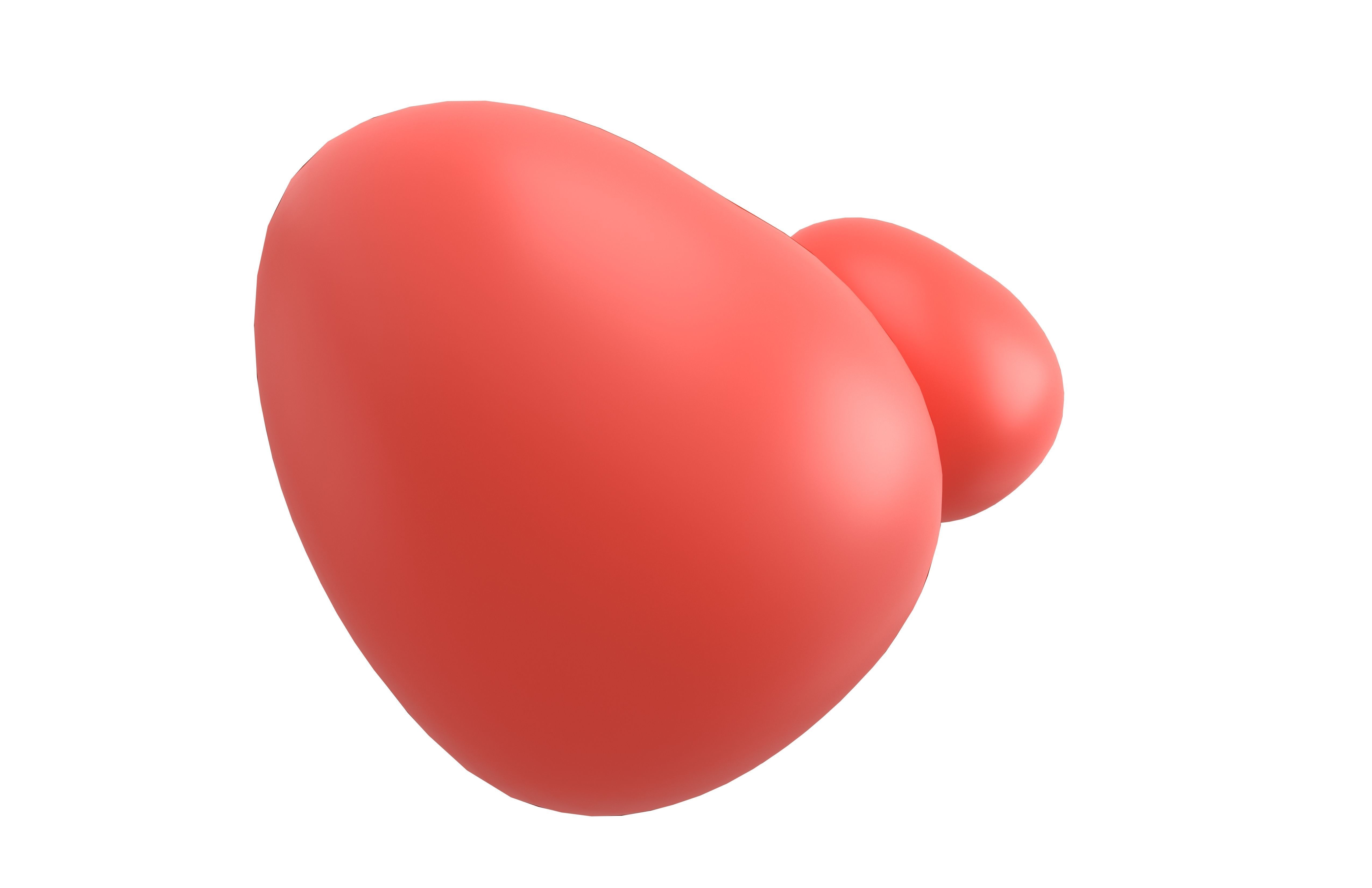 Two Hearts v1 010 Low-poly 3D model_3