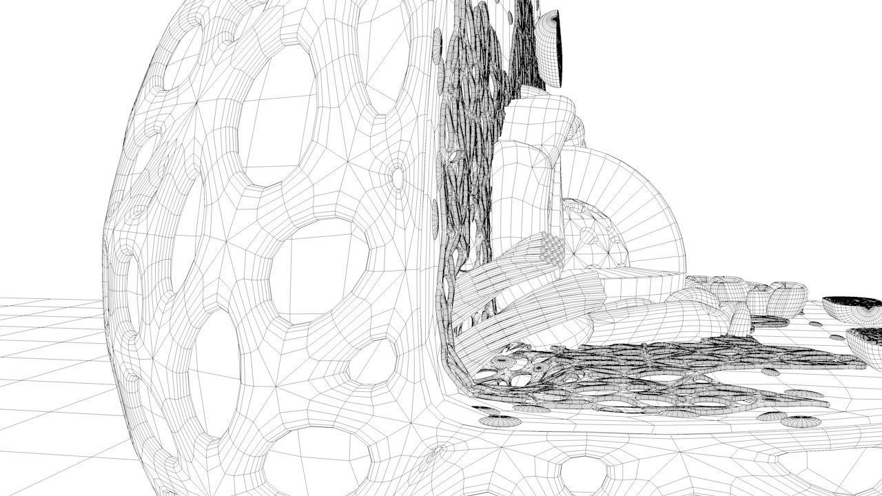 Animal Cell 3D model_13