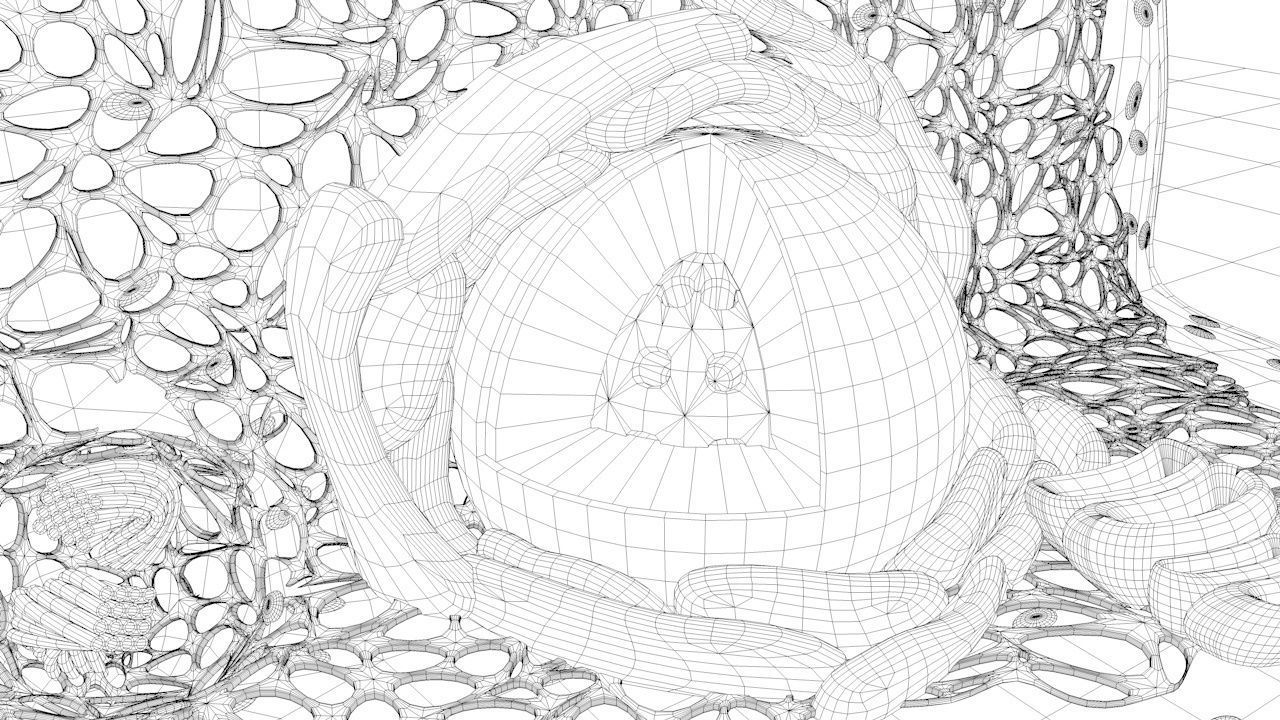 Animal Cell 3D model_14