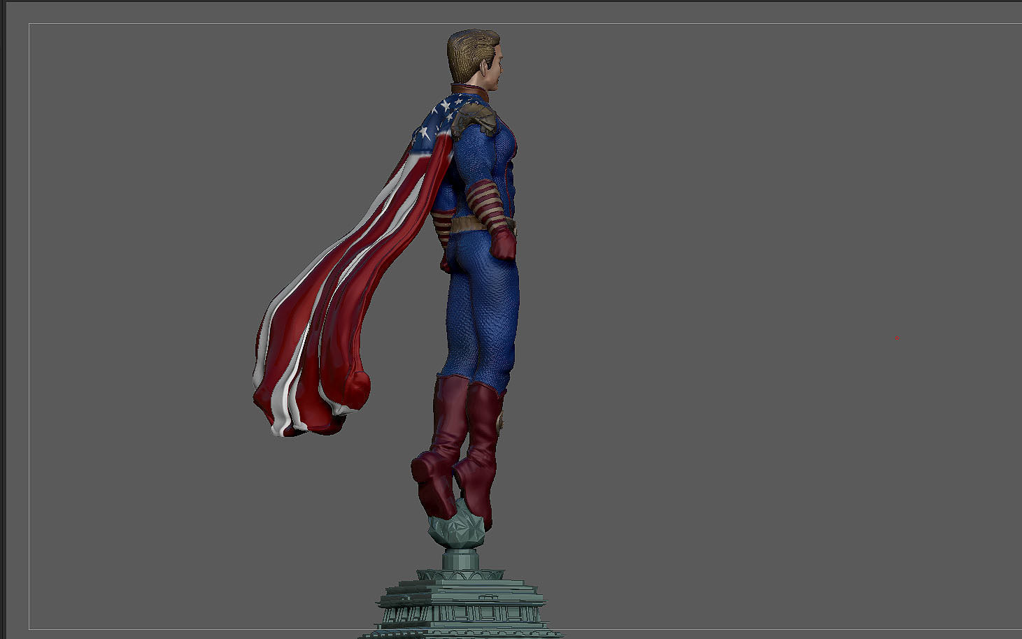 HOMELANDER STATUE THE BOYS AMAZON 3D PRINT 3D print model_6