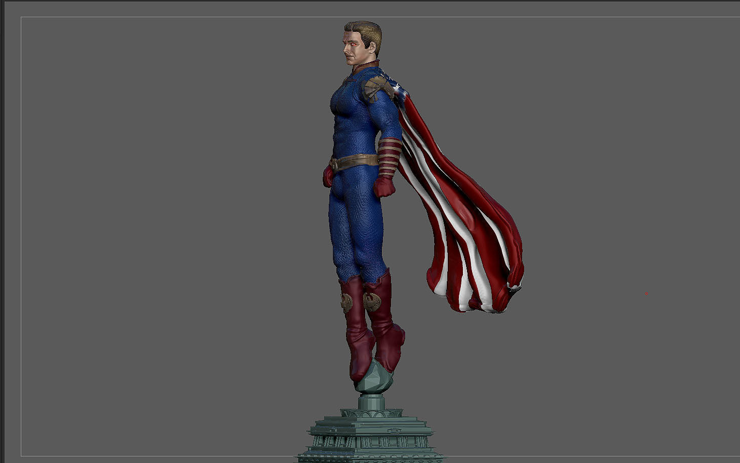 HOMELANDER STATUE THE BOYS AMAZON 3D PRINT 3D print model_5
