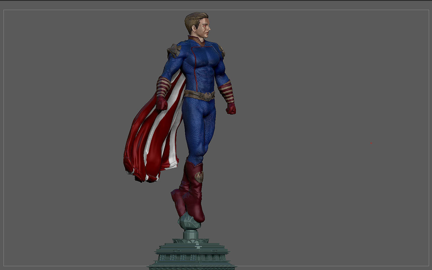 HOMELANDER STATUE THE BOYS AMAZON 3D PRINT 3D print model_7