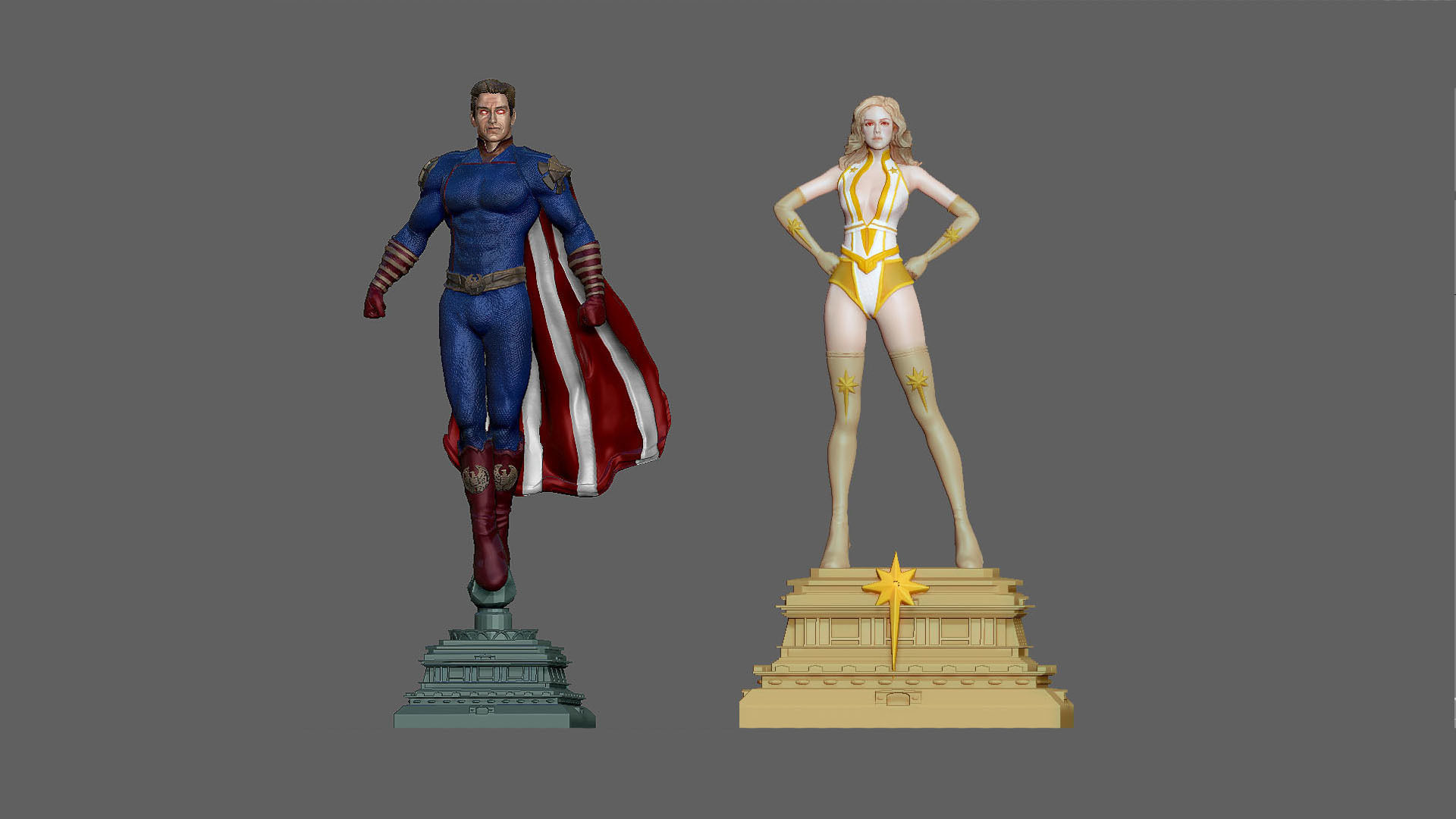 HOMELANDER STATUE THE BOYS AMAZON 3D PRINT 3D print model_13
