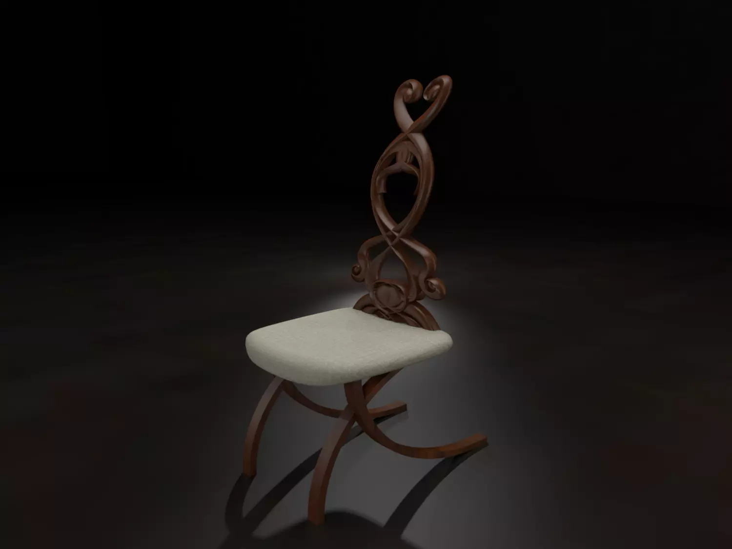 Msk - Chair fin10 3D model_0