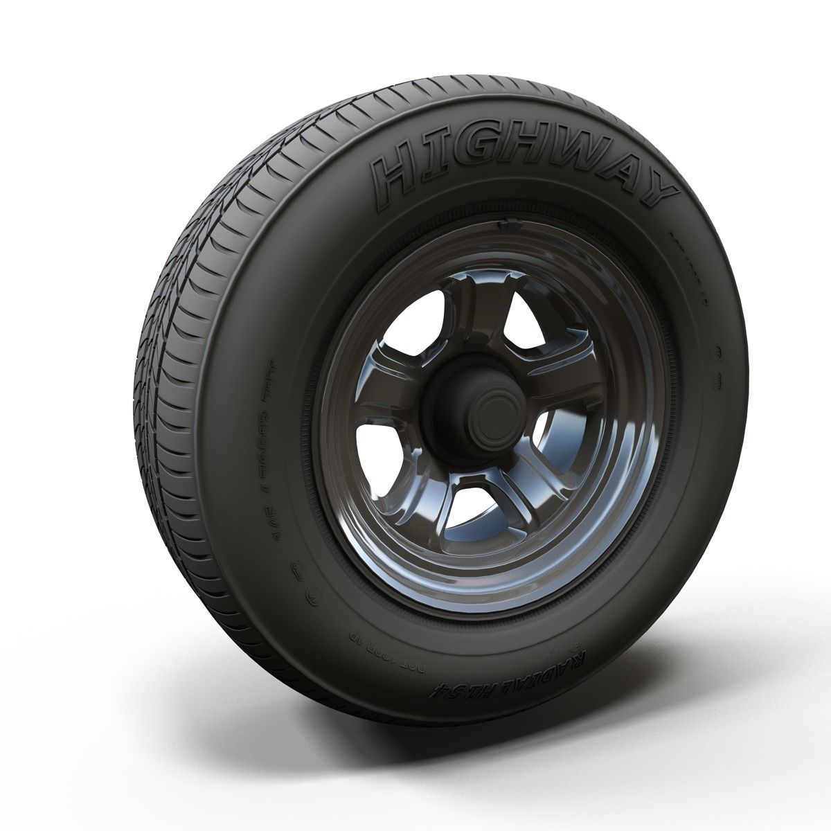 Dodge highpoly wheel