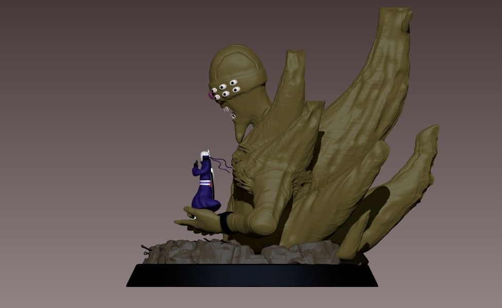 Obito Uchiha - NARUTO - the Ten Tails 3D print model_4
