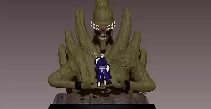 Obito Uchiha - NARUTO - the Ten Tails  3D print model