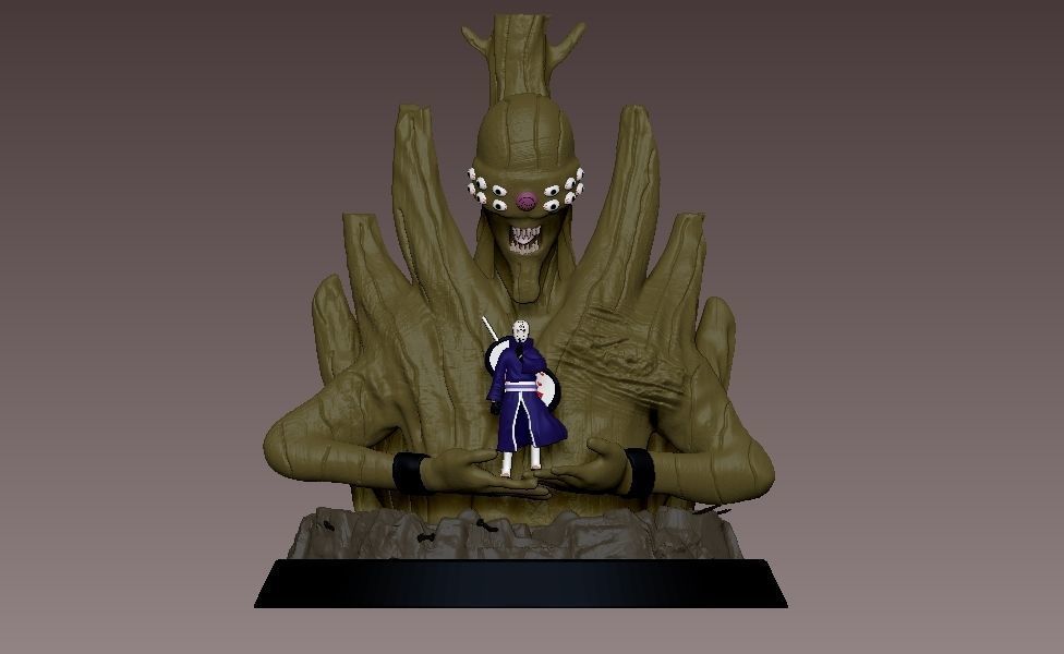 Obito Uchiha - NARUTO - the Ten Tails 3D print model_10